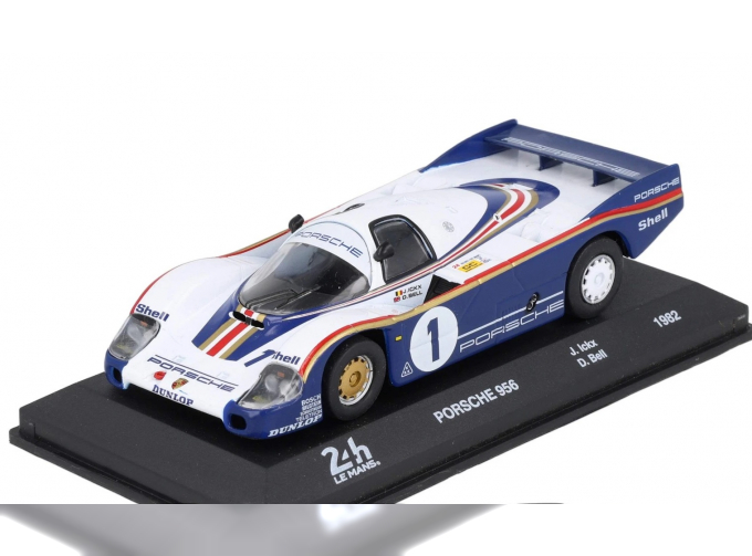 PORSCHE 956lh 2.6l F6 Twin Turbo Team Rothmans Porsche System №1 Winner 24h Le Mans (1982) Jacky Ickx - Derek Bell, White Blue