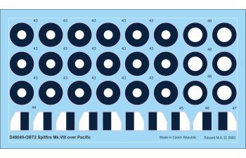 Декаль для Spitfire Mk. VIII над Тихим Океаном