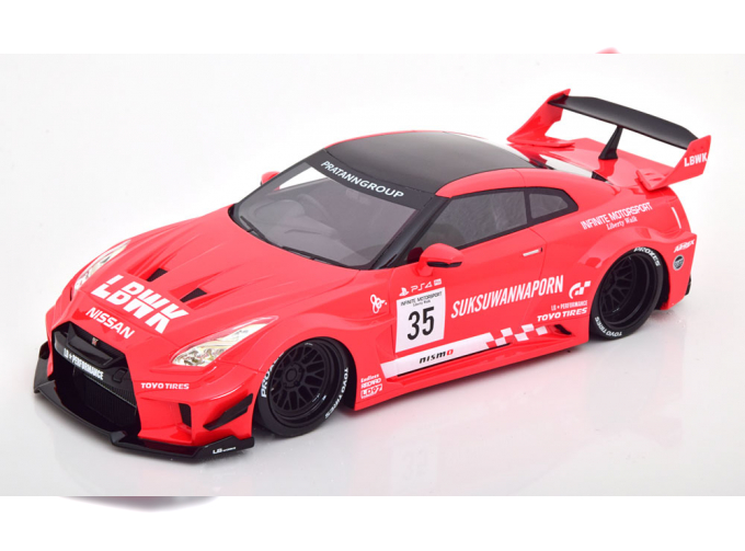 NISSAN 35 GT-RR Ver.1 #35 LB-Silhouette Works, red black