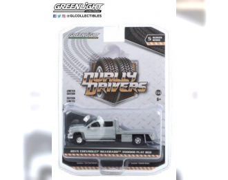 CHEVROLET Silverado 3500 Dually Flat Bed 2015 Silver Ice Metallic