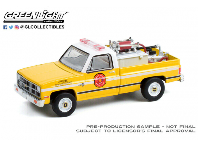 CHEVROLET K20 Scottsdale "Lisbon Volunteer Fire Department" Hose and Tank  1981