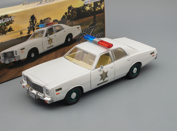 PLYMOUTH Fury "Hazzard County Sheriff" 1977 (Greenlight!)