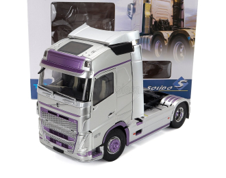 VOLVO Fh16 750 Globetrotter Xl Tractor Truck 2-assi (2021), Silver Purple