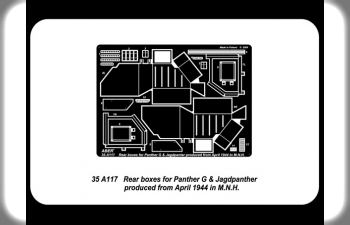 Rear boxes for Panther G &Jagdpanter produced from April 1944 in M.N.H.