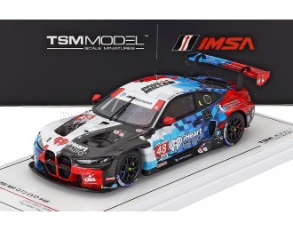 BMW 4-series M4 Gt3 Evo Team Paul Miller Racing №48 Imsa 24h Daytona (2025) Augusto Farfus - Dan Harper - Max Hesse - Jesse Krohn, White Black Red Blue