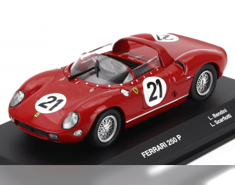 FERRARI 250p Spider 3.0l V12 Team Ferrari Spa Sefac №21 Winner 24h Le Mans (1963) Ludovico Scarfiotti - Lorenzo Bandini, Red