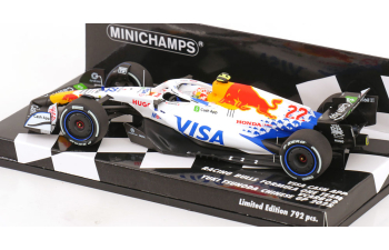 RACING BULLS F1 Vcarb-02 Team Visa Cash App №22 China Gp (2025) Yuki Tsunoda, White Black
