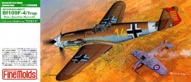 Сборная модель Самолет Messerschmitt Bf109 F-4 Trop "Marseille"