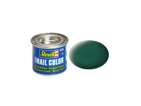 Краска алкидная Лазурный (RAL 6028), матовая, 14 мл