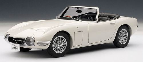 TOYOTA 2000 GT CABRIOLET 1967 (UPGRADED), WHITE
