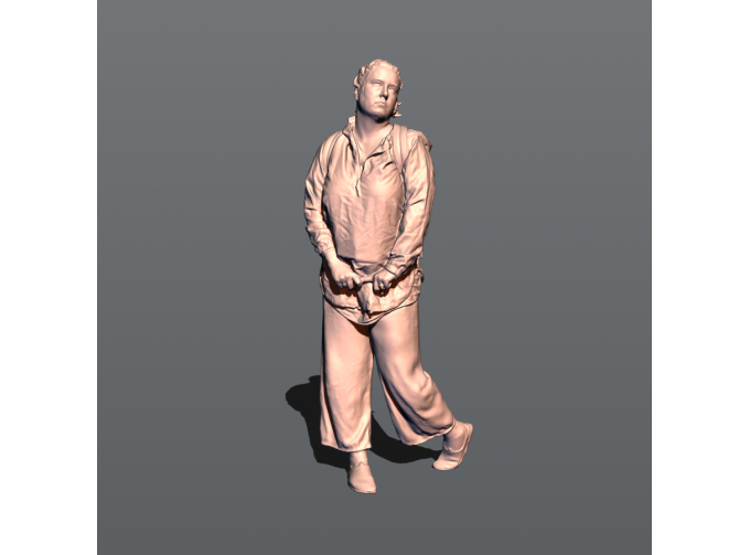 Фигура Маша с рюкзаком (масштаб 1:24, окрашенная)