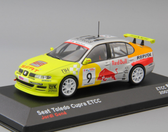 SEAT Toledo Cupra ETCC Jordi Gene ETCC #6 (2003), yellow / silver / orange