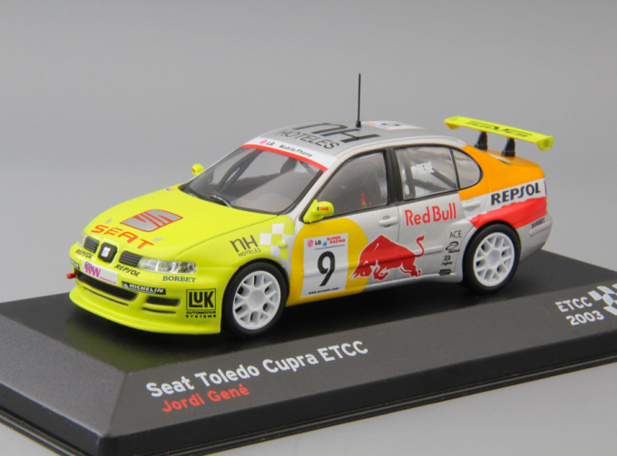 SEAT Toledo Cupra ETCC Jordi Gene ETCC #6 (2003), yellow / silver / orange