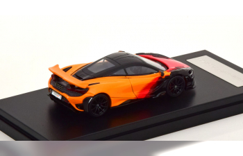 MCLAREN 765LT, black red orange