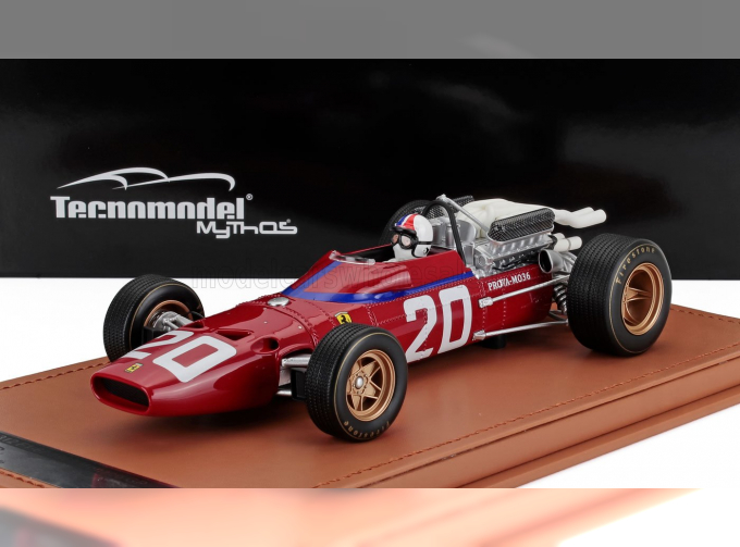 FERRARI F1 312 F1-67 №20 Dutch Gp With Pilot Figure) (1967) Chris Amon, Red