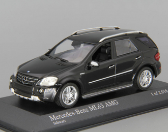 MERCEDES-BENZ ML63 AMG W164 (2008), black