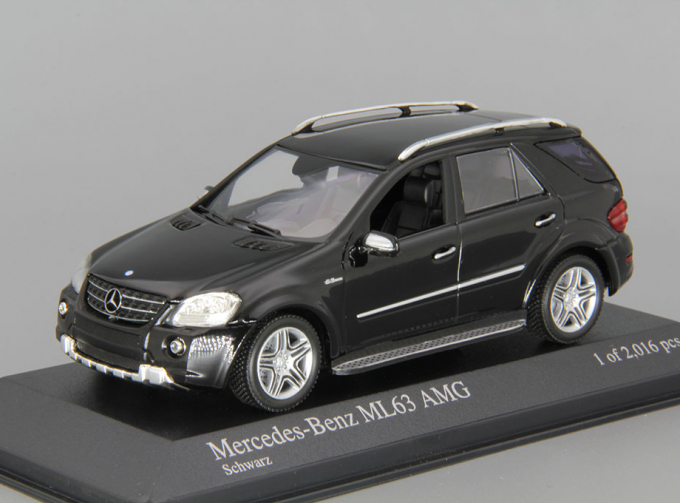 MERCEDES-BENZ ML63 AMG W164 (2008), black