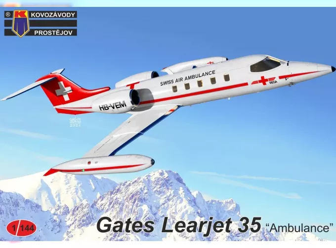 Сборная модель Learjet 35 “Ambulance”
