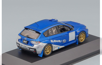 SUBARU Impreza WRX STI WRC liveries presentation car 2009, blue metallic