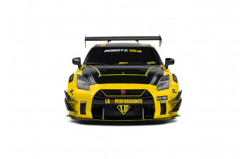 NISSAN GT-R (R35) LBWK Bodykit Type 2, yellow / black