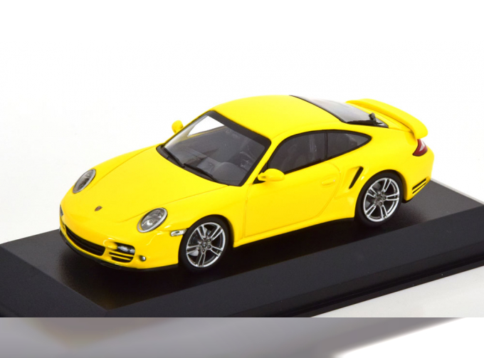 PORSCHE 911 (997) Turbo Coupe (2009), yellow