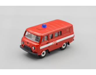 УАЗ 39099 Пожарная часть (пластик, окрашенный), красный