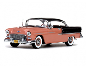 CHEVROLET BEL AIR HARD TOP, Shadow Gray/Coral