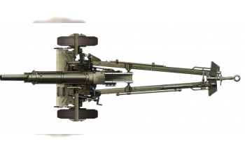 Сборная модель 105mm HOWITZER M2A1 Carriage M2A2(WW II Version)