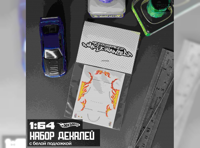 Декаль Need for Speed Most Wanted "Baron Porsche Cayman"