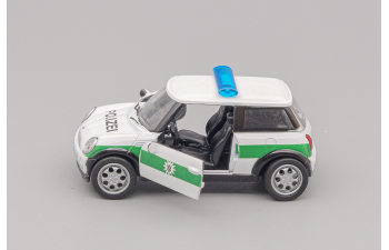MINI Cooper Polizei, white / green