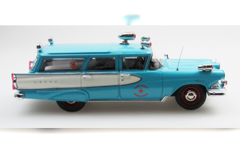 EDSEL Villager ambulance (1958), blue/white