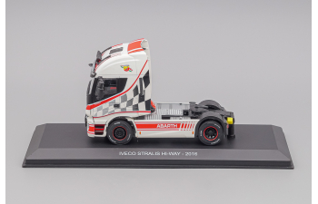 IVECO FIAT Stralis E5 Hi-way Tractor Truck Abarth 2-assi (2016), White Red Black