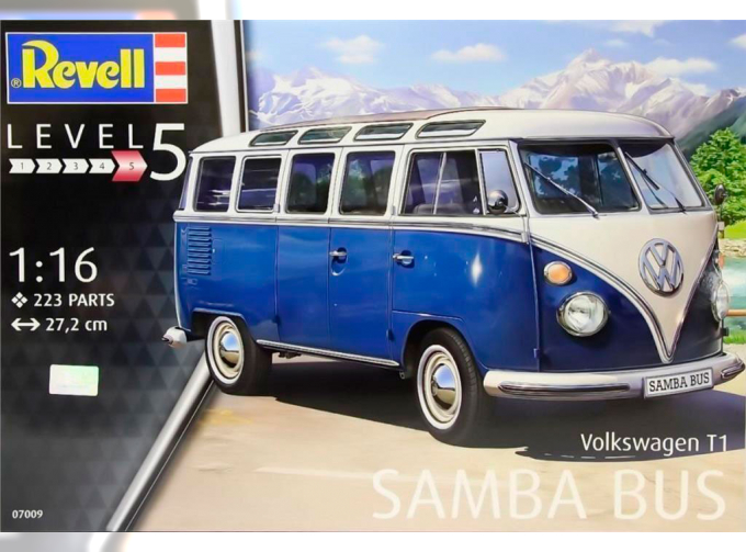 Сборная модель Микроавтобус VOLKSWAGEN T1 Samba Bus