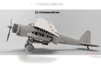 Сборная модель Японский торпедоносец Nakajima B5N2 Type 97 "Kate" с полным интерьером