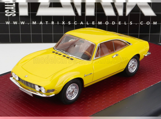 FIAT Dino Pininfarina Berlinetta Speciale Prototype (1965) Ferrari Engine, Yellow