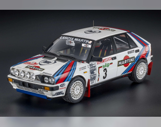 LANCIA Delta 4wd Team Martini Racing (night Version) №3 Winner Rally Sanremo (1987) Miki Biasion - Tiziano Siviero, White Red Blue