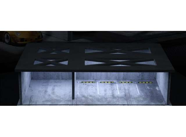 Diorama *Underground parking lot with light 03