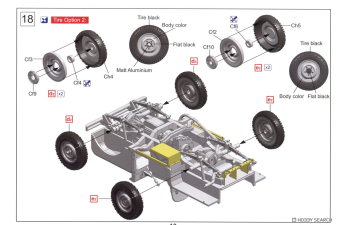 Сборная модель British FV18001 Mk. 1 80in 4x4 Utility Vehicle (late Production)