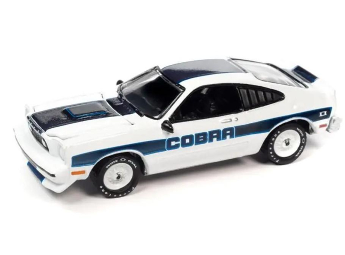 FORD Mustang Cobra II (1978), white/blue