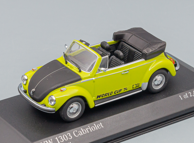 VOLKSWAGEN 1303 Cabriolet World Cup 1974, green