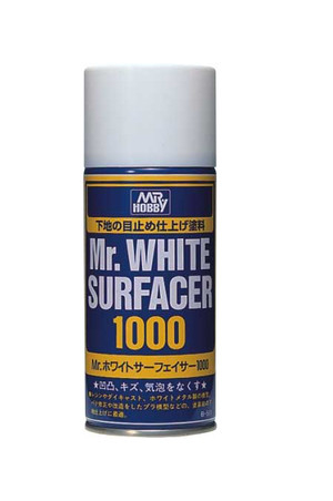 Грунтовка в баллоне Mr.WHITE SURFACER 1000 170мл