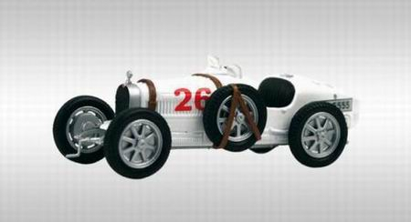BUGATTI Type 35 équipage Allemand 26 1928, white