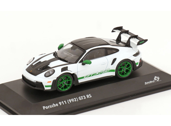 PORSCHE 911 992 Gt3 Rs Coupe (2023), white / green