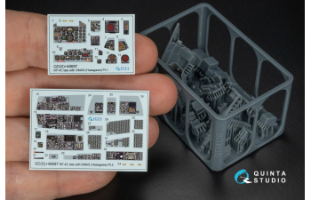 3D Декаль интерьера кабины RF-4C Phantom II (late с DMAS) (Hasegawa) (малая версия) (с 3D-печатными деталями)