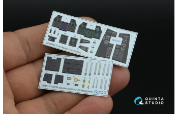 3D Декаль интерьера кабины F-22 Raptor (Hasegawa)