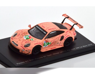 PORSCHE 911 (991) RSR Winner LMGTE Pro Class 24h Le Mans, Christensen/Estre/Vanthoor (2018), Pink Pig Tribute