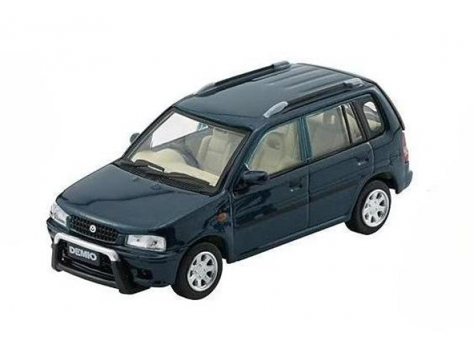 MAZDA Demio RHD (1994) с фигурками, зеленый