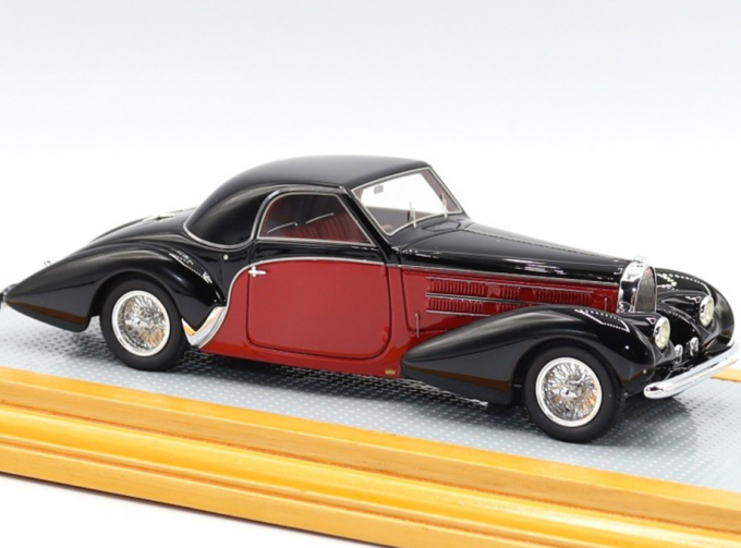 Bugatti T57C Aravis 1939 Cabriolet Gangloff/Fraber sn57798 Hard Top, Black/red