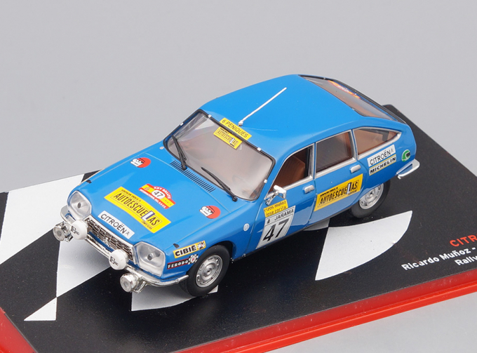 CITROEN GS Ricardo Munoz - Jose Zorita Rallye RACE 1977, blue