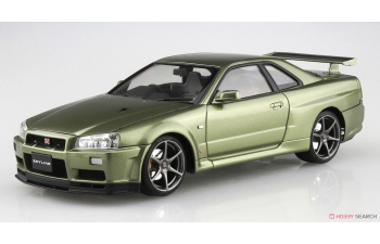 Сборная модель NISSAN Skyline R34 Spec II (Millennium Jade)